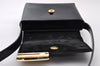 Authentic GUCCI Vintage Shoulder Hand Bag Purse Enamel Black Junk 2509I