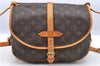 Auth Louis Vuitton Monogram Saumur 30 Shoulder Cross Body Bag M42256 LV 2510B