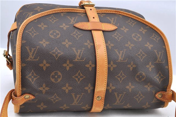 Auth Louis Vuitton Monogram Saumur 30 Shoulder Cross Body Bag M42256 LV 2510B
