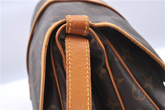 Auth Louis Vuitton Monogram Saumur 30 Shoulder Cross Body Bag M42256 LV 2510B