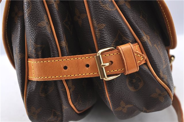Auth Louis Vuitton Monogram Saumur 30 Shoulder Cross Body Bag M42256 LV 2510B
