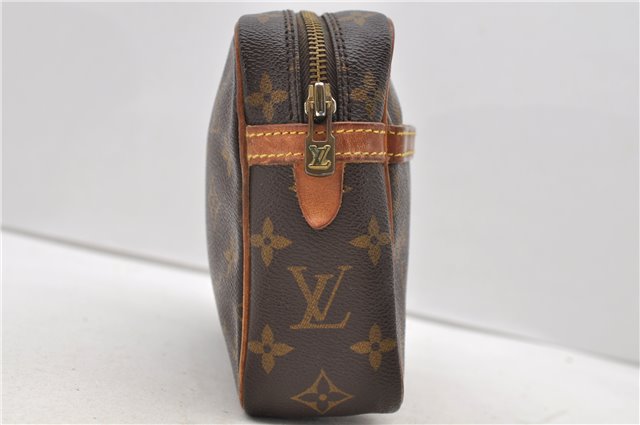 Authentic Louis Vuitton Monogram Compiegne 23 Clutch Hand Bag M51847 LV 2510D