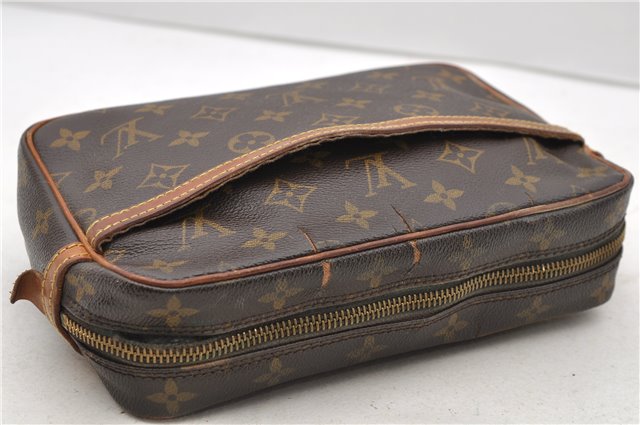 Authentic Louis Vuitton Monogram Compiegne 23 Clutch Hand Bag M51847 LV 2510D