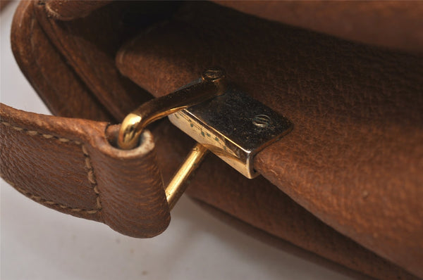 Authentic GUCCI Shoulder Cross Body Bag Purse GG PVC Leather White Junk 2510I