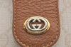 Authentic GUCCI Shoulder Cross Body Bag Purse GG PVC Leather White Junk 2510I