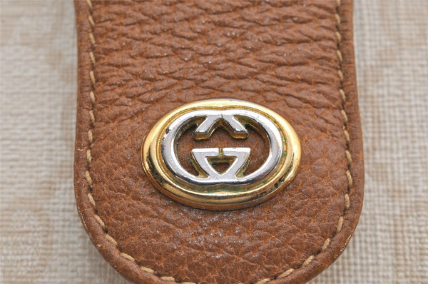 Authentic GUCCI Shoulder Cross Body Bag Purse GG PVC Leather White Junk 2510I