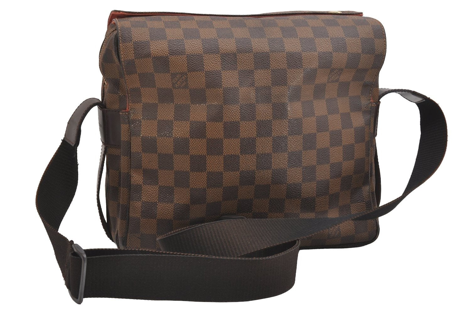Authentic Louis Vuitton Damier Naviglio Shoulder Cross Body Bag N45255 LV 2511I