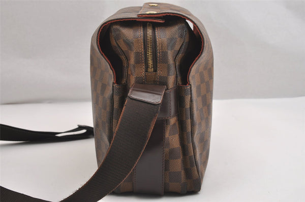Authentic Louis Vuitton Damier Naviglio Shoulder Cross Body Bag N45255 LV 2511I