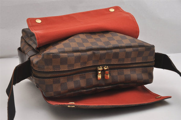 Authentic Louis Vuitton Damier Naviglio Shoulder Cross Body Bag N45255 LV 2511I