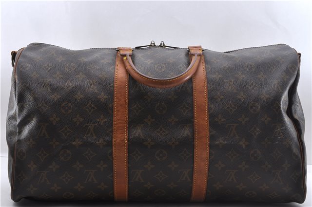 Auth Louis Vuitton Monogram Keepall Bandouliere 50 Boston Bag M41416 LV 2512D