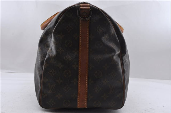 Auth Louis Vuitton Monogram Keepall Bandouliere 50 Boston Bag M41416 LV 2512D