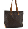 Authentic Louis Vuitton Monogram Cabas Mezzo Shoulder Tote Bag M51151 Junk 2513I