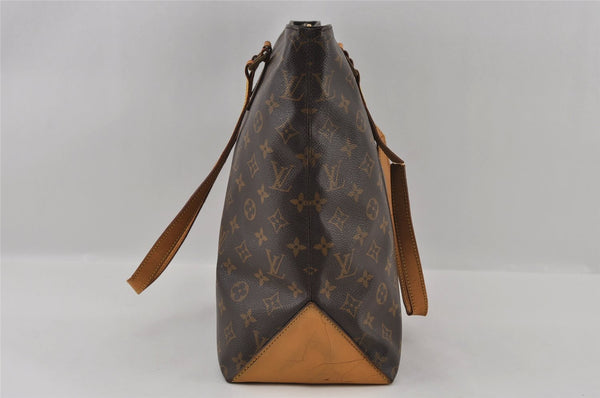 Authentic Louis Vuitton Monogram Cabas Mezzo Shoulder Tote Bag M51151 Junk 2513I