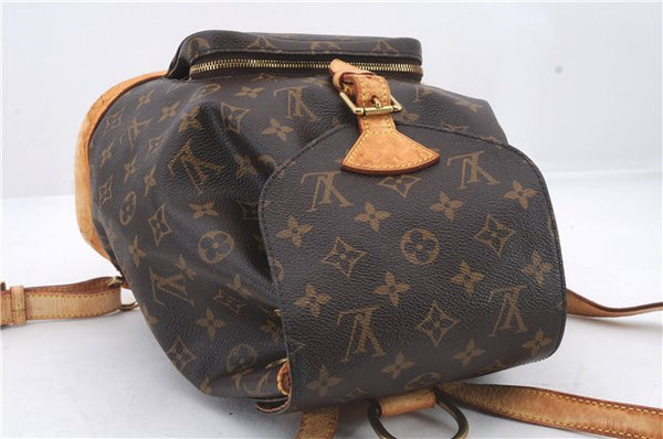 Authentic Louis Vuitton Monogram Montsouris MM Backpack M51136 LV 2514D