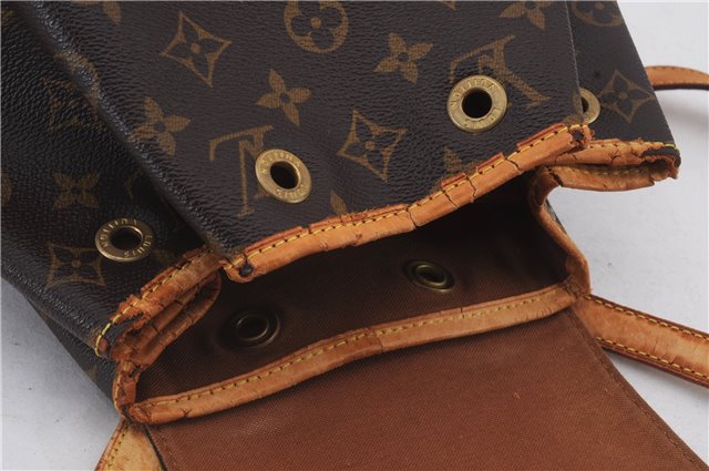 Authentic Louis Vuitton Monogram Montsouris MM Backpack M51136 LV 2514D