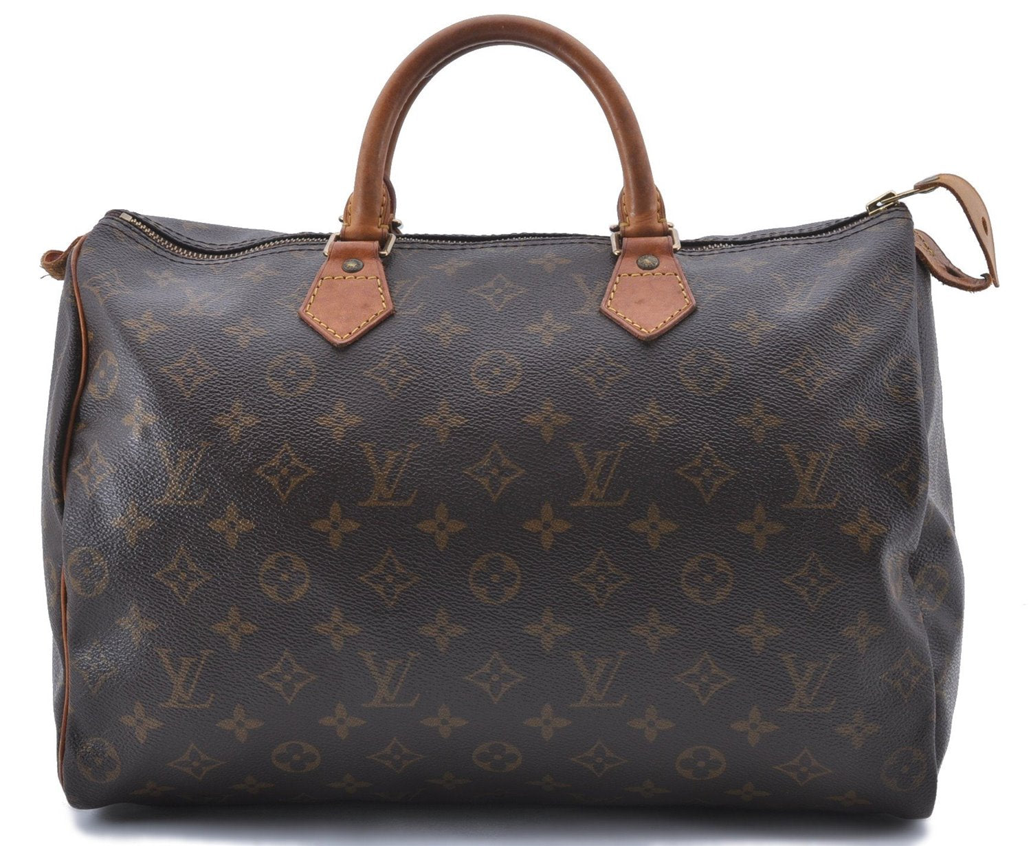 Authentic Louis Vuitton Monogram Speedy 35 Hand Bag M41524 LV 2515D