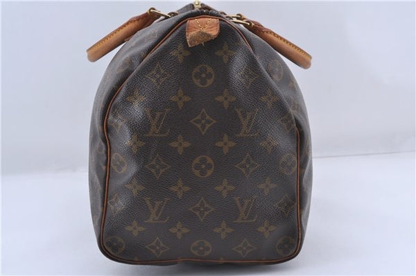 Authentic Louis Vuitton Monogram Speedy 35 Hand Bag M41524 LV 2515D