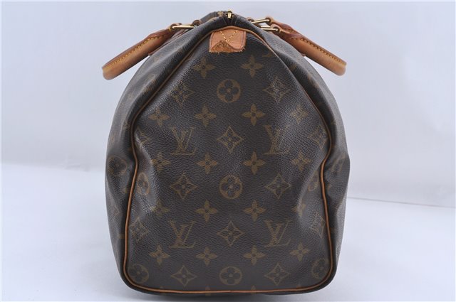 Authentic Louis Vuitton Monogram Speedy 35 Hand Bag M41524 LV 2515D