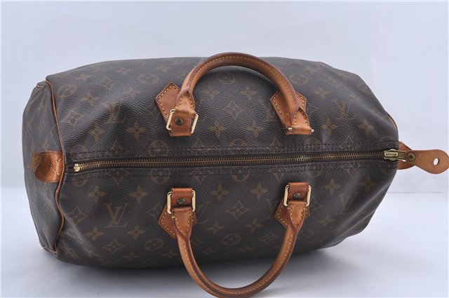 Authentic Louis Vuitton Monogram Speedy 35 Hand Bag M41524 LV 2515D