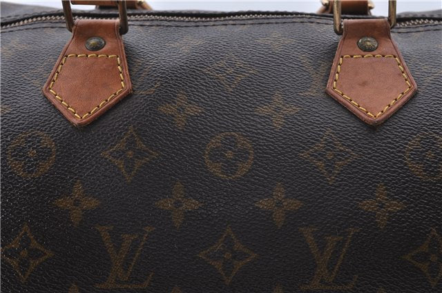 Authentic Louis Vuitton Monogram Speedy 35 Hand Bag M41524 LV 2515D