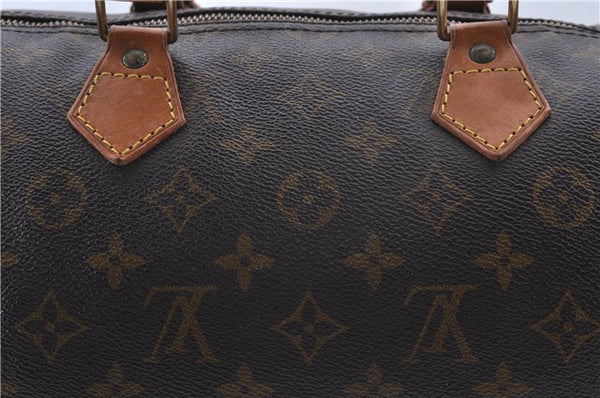 Authentic Louis Vuitton Monogram Speedy 35 Hand Bag M41524 LV 2515D