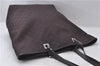 Authentic GUCCI Shoulder Tote Bag GG Nylon Leather 268629 Brown 2516D