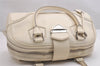 Authentic Louis Vuitton Epi Bowling Montaigne GM Hand Bag White M5931J LV 2516I