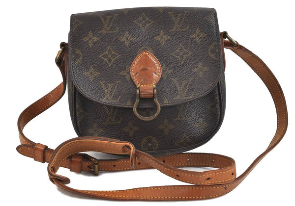 Auth Louis Vuitton Monogram Saint Cloud PM Shoulder Cross Bag M51244 LV 2518D