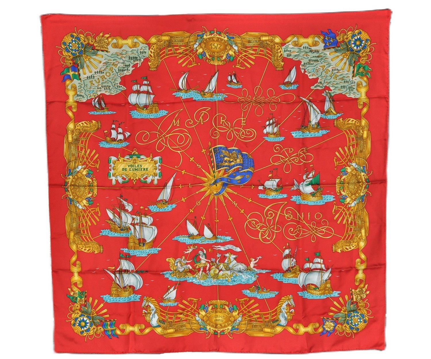 Authentic HERMES Carre 90 Scarf 