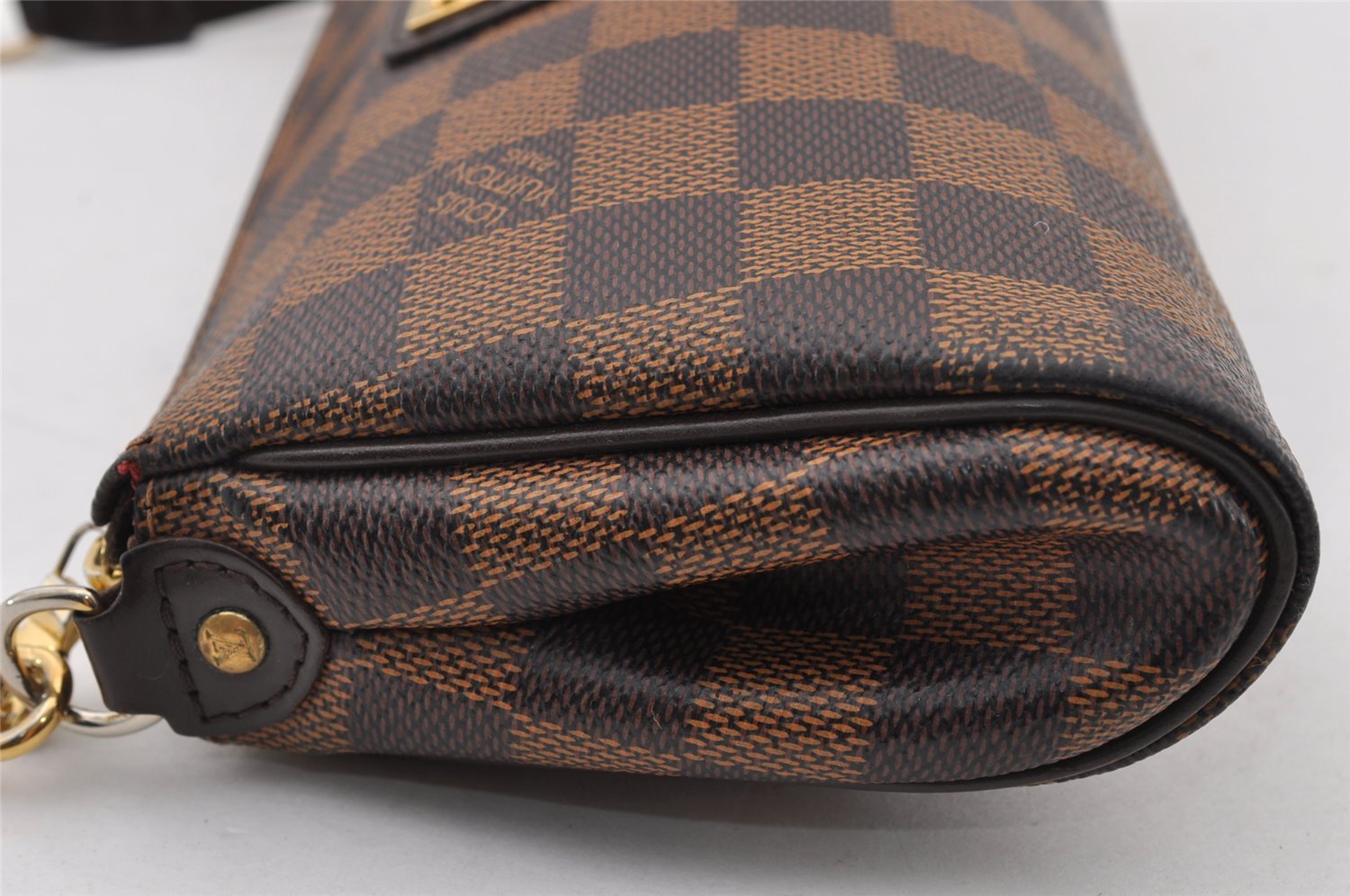 Auth Louis Vuitton Damier Eva 2Way Shoulder Accessories Pouch N55213 LV 2519I