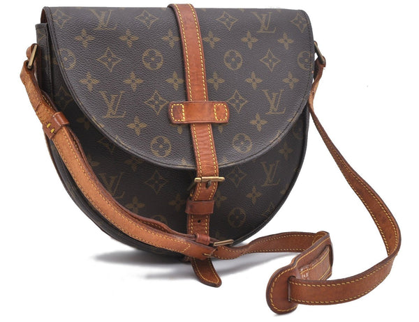 Auth Louis Vuitton Monogram Chantilly GM Shoulder Cross Body Bag M51232 LV 2521D