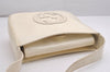 Authentic GUCCI Interlocking G Vintage Shoulder Bag Enamel White Junk 2521I