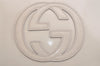 Authentic GUCCI Interlocking G Vintage Shoulder Bag Enamel White Junk 2521I