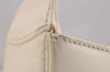 Authentic GUCCI Interlocking G Vintage Shoulder Bag Enamel White Junk 2521I