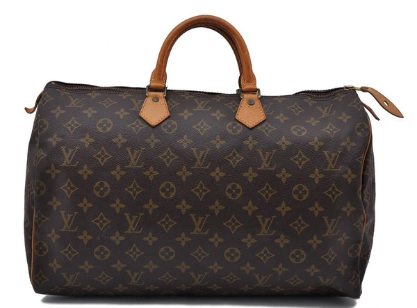 Authentic LOUIS VUITTON Monogram Speedy 30 Hand Bag M41526 LV 2522B