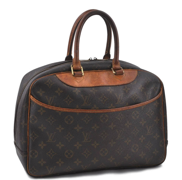 Authentic Louis Vuitton Monogram Deauville Hand Bag M47270 LV 2522C