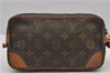 Authentic Louis Vuitton Monogram Marly Dragonne PM M51827 Clutch Hand Bag 2522F