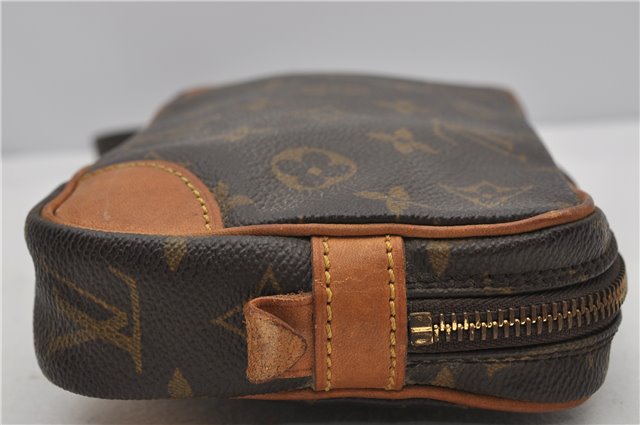 Authentic Louis Vuitton Monogram Marly Dragonne PM M51827 Clutch Hand Bag 2522F