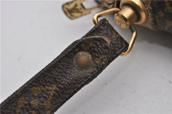 Authentic Louis Vuitton Monogram Marly Dragonne PM M51827 Clutch Hand Bag 2522F