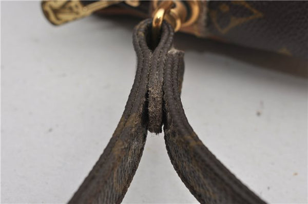 Authentic Louis Vuitton Monogram Marly Dragonne PM M51827 Clutch Hand Bag 2522F