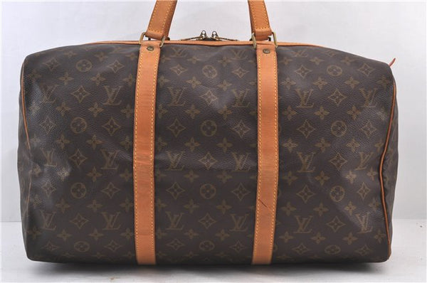 Authentic Louis Vuitton Monogram Sac Souple 45 Hand Boston Bag M41624 LV 2523D