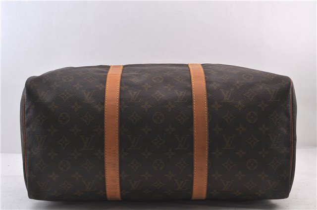 Authentic Louis Vuitton Monogram Sac Souple 45 Hand Boston Bag M41624 LV 2523D