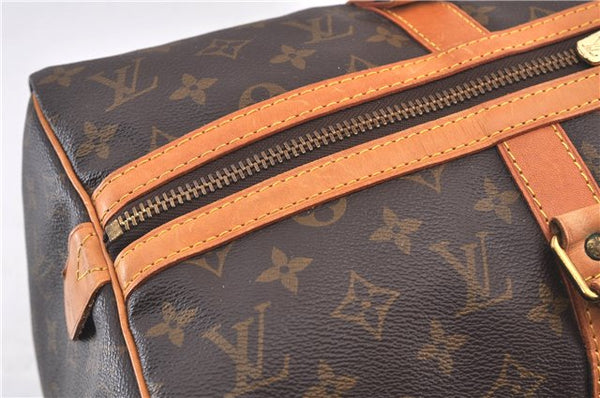 Authentic Louis Vuitton Monogram Sac Souple 45 Hand Boston Bag M41624 LV 2523D