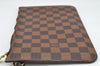 Authentic Louis Vuitton Damier Neverfull Pouch Purse Clutch Bag LV 2523I