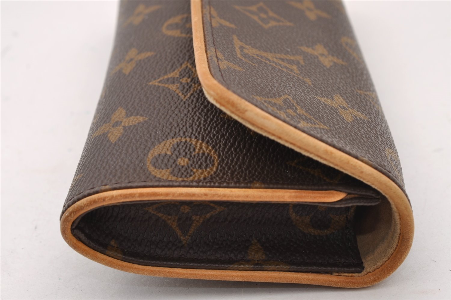 Authentic Louis Vuitton Monogram Pochette Twin PM Shoulder Bag M51854 LV 2524I
