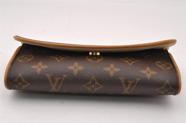 Authentic Louis Vuitton Monogram Pochette Twin PM Shoulder Bag M51854 LV 2524I