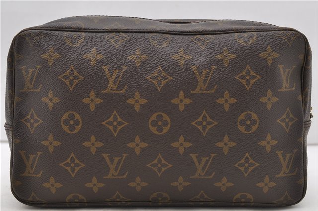 Auth Louis Vuitton Monogram Trousse Toilette 28 Clutch Bag M47522 LV Junk 2525D