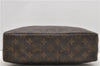 Auth Louis Vuitton Monogram Trousse Toilette 28 Clutch Bag M47522 LV Junk 2525D