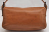 Authentic FENDI Mamma Baguette Shoulder Hand Bag Purse Leather Brown 2525I