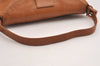 Authentic FENDI Mamma Baguette Shoulder Hand Bag Purse Leather Brown 2525I